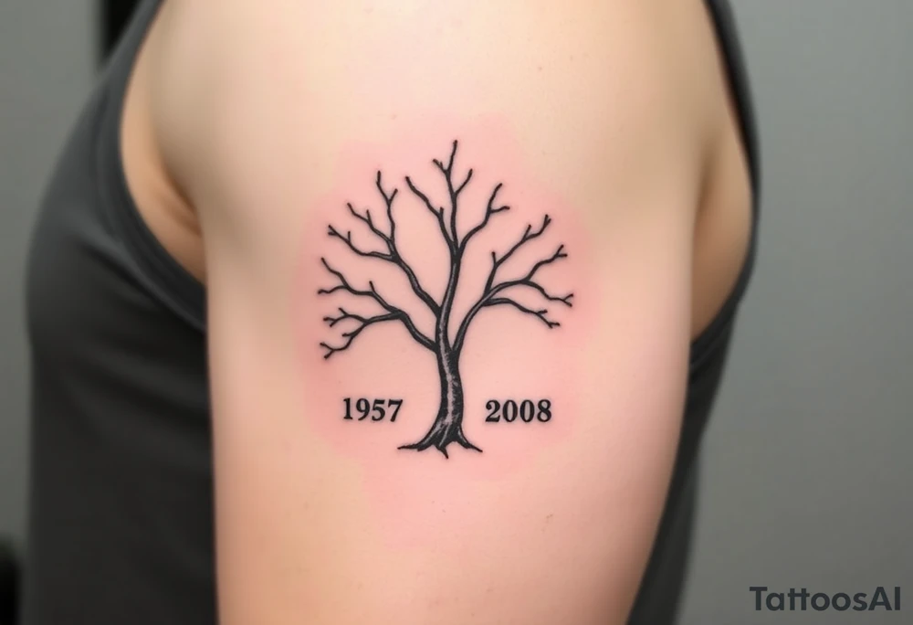 Design 2: Family Tree with Initials and Birth Years
Concept: A minimalist family tree with initials and birth years, symbolizing family lineage and connection.
Placement: Above the arm crease, as requested.
Style: Black ink, simple lines, and a clean design.
Layout:
1957 <3
.................
1980 1989 1998 2000
L E K J tattoo idea