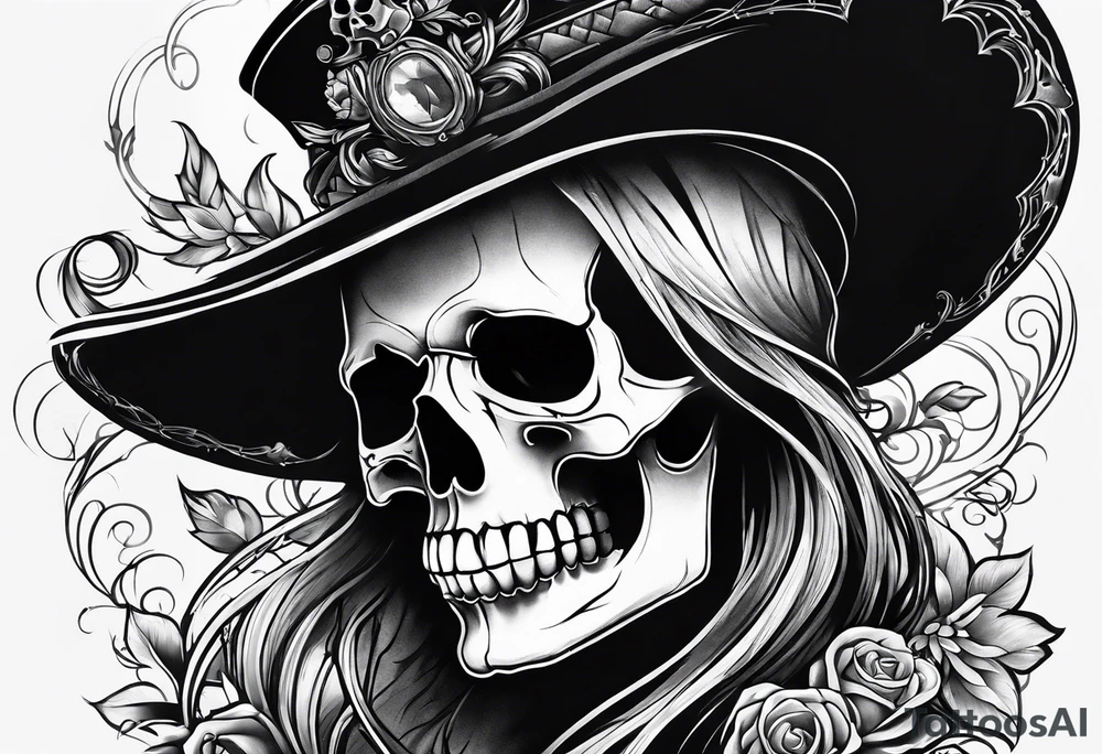 skeleton tattoo idea