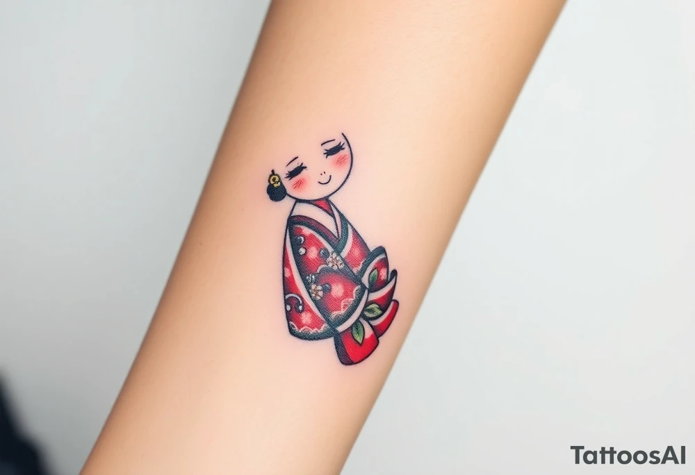 Kokeshi doll tattoo idea