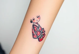Kokeshi doll tattoo idea