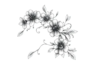 a piece with playful elements that says kay lown tattoo idea