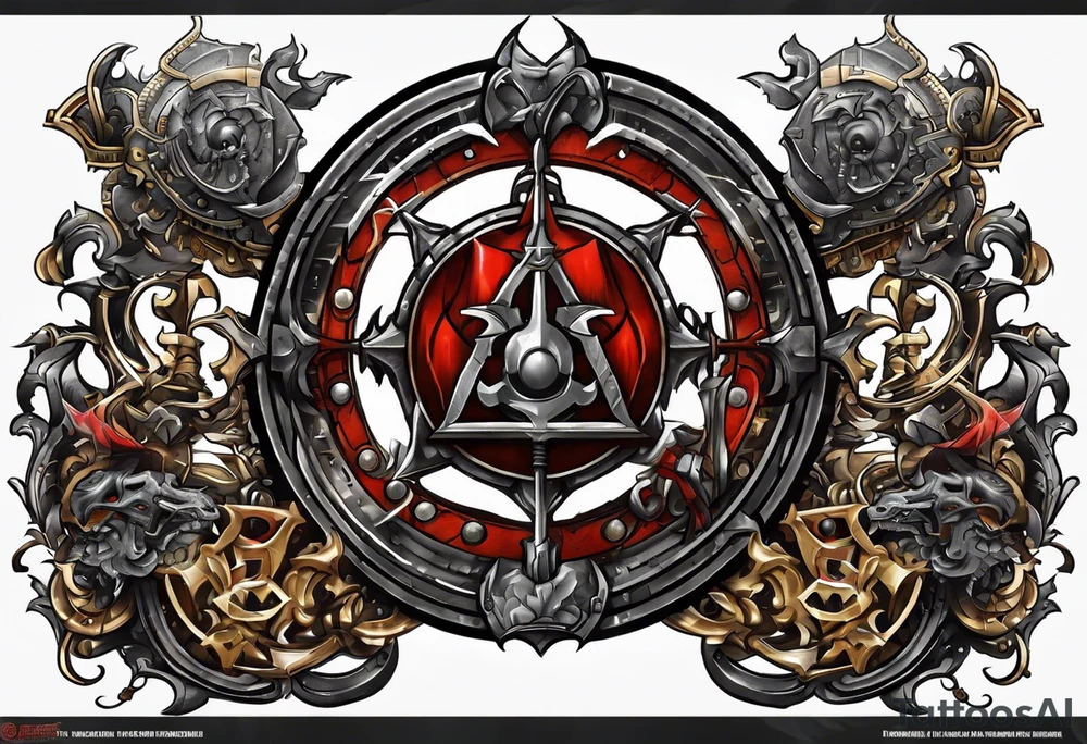 Warhammer inquisitorial seal tattoo idea