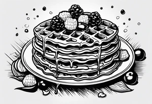 where are the waffles? tattoo idea