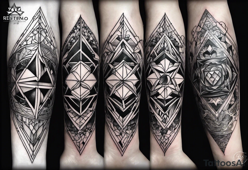 Tesseract tattoo idea