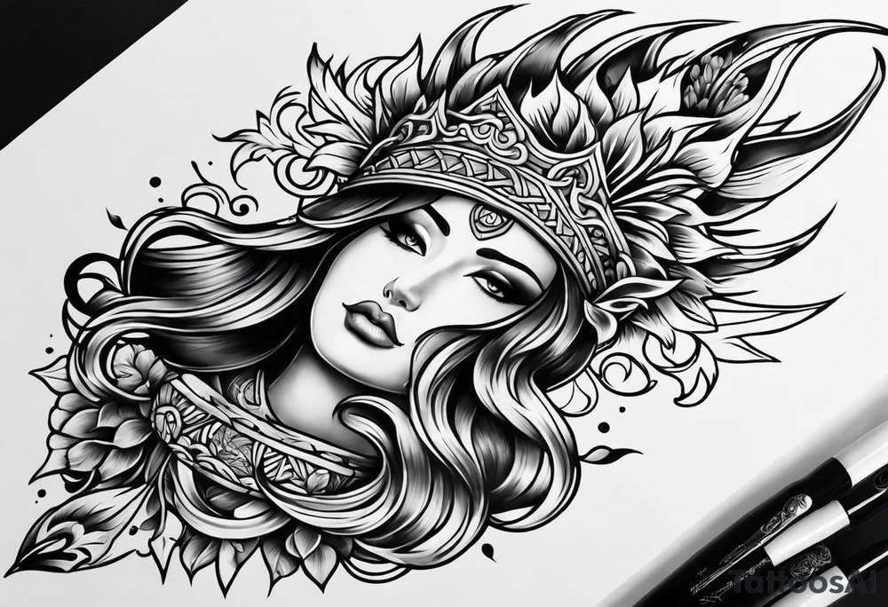flames tattoo idea