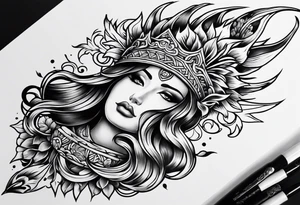 flames tattoo idea