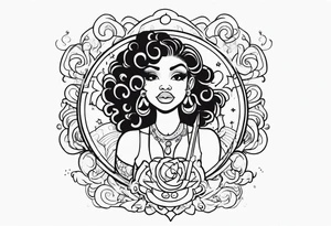emani, sagittarius, faith, strong tattoo idea