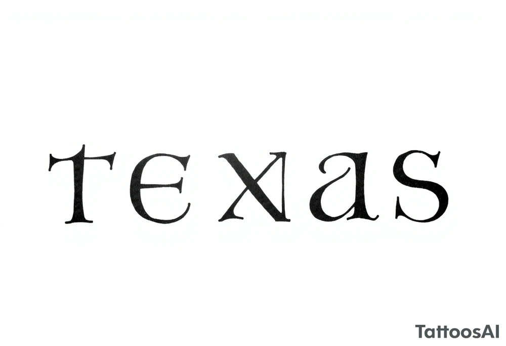 License plate number texas tattoo idea