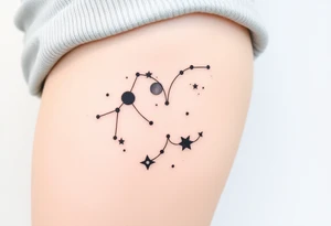 Constellation stars Gemini
Viola tattoo idea