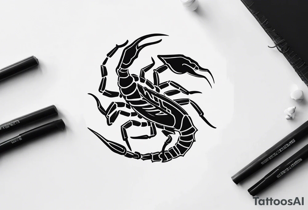 Scorpio tattoo idea