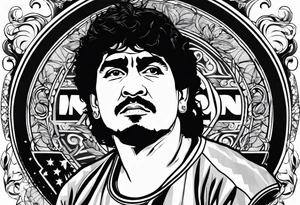 Maradona napoli tattoo idea