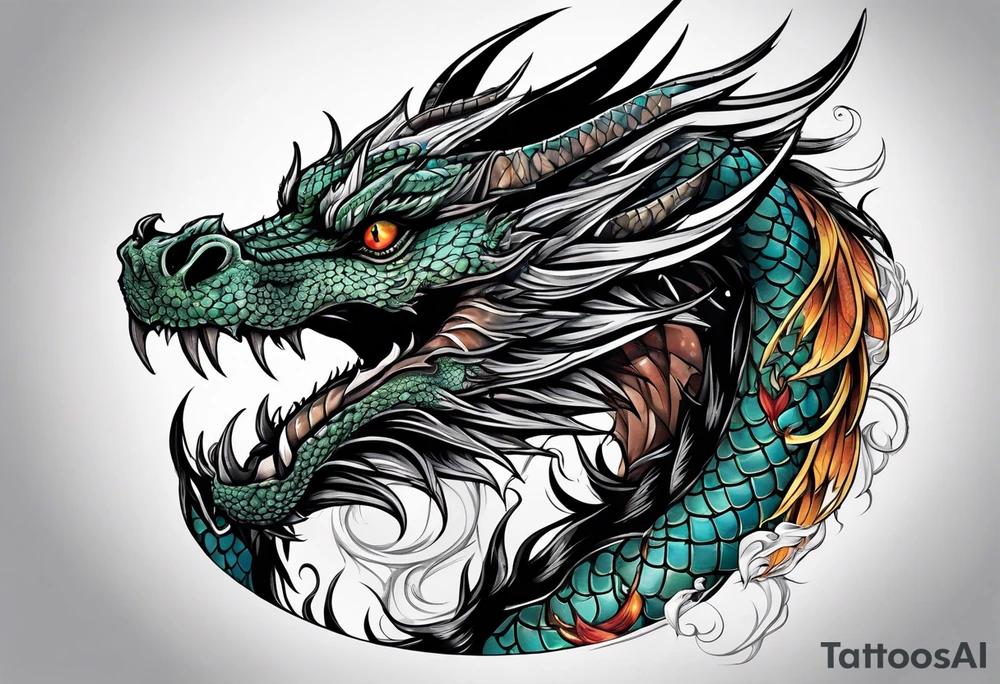 Dragon tattoo idea