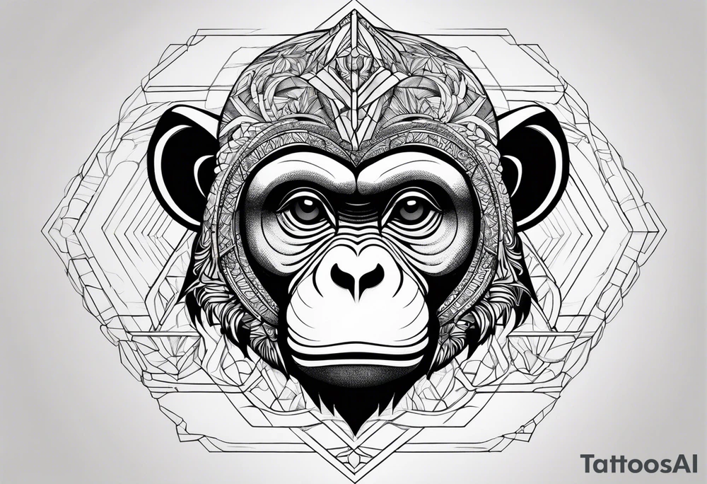 monkey tattoo idea