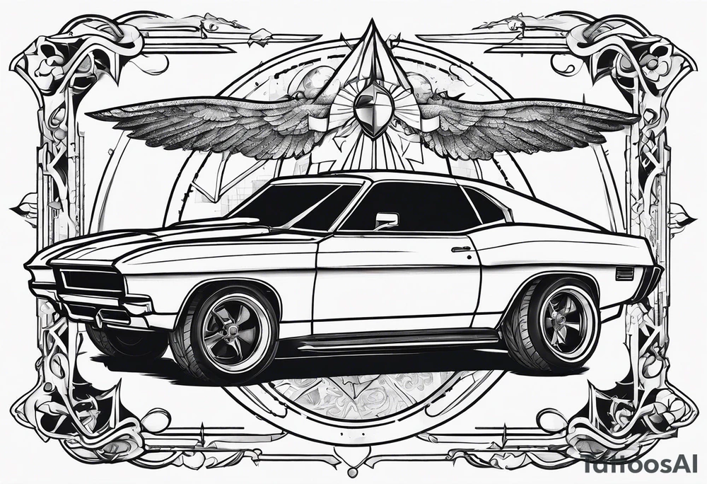 flying cars tattoo idea
