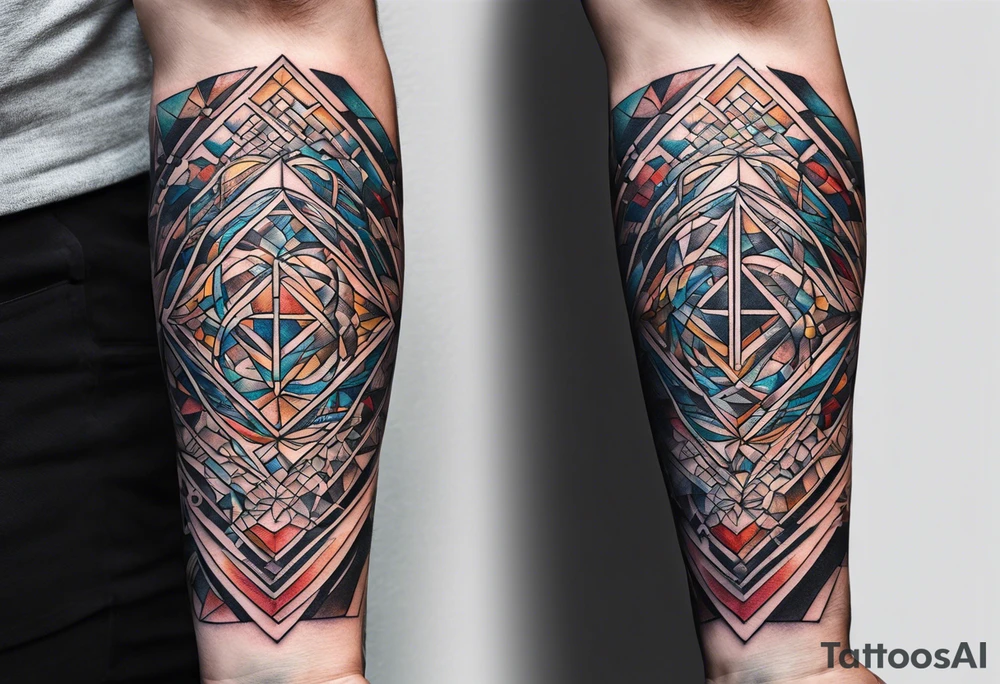 British, forearm tattoo, geometric, subtle, men, culture, iconic tattoo idea