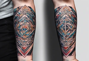 British, forearm tattoo, geometric, subtle, men, culture, iconic tattoo idea