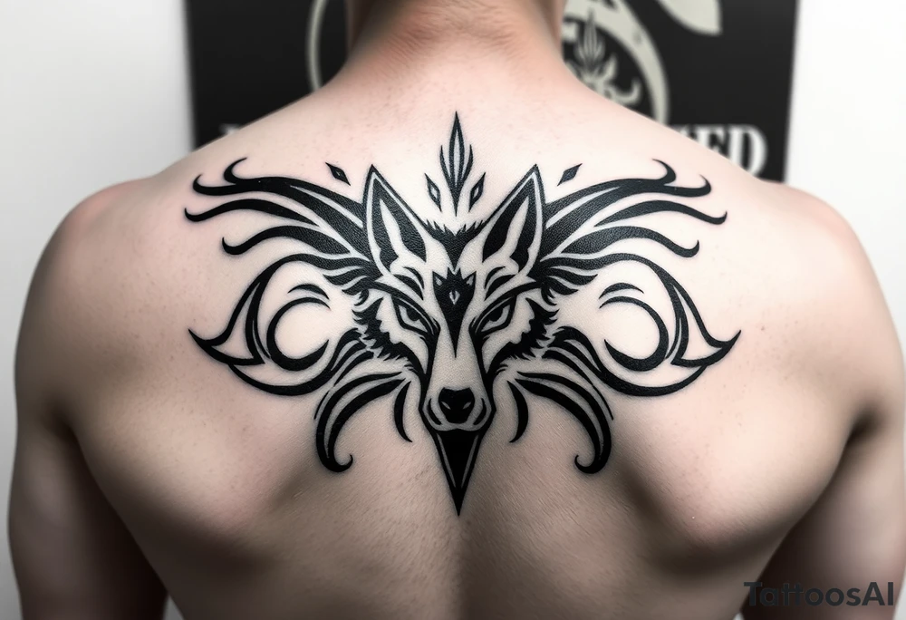 A Tā moko that represents my Māori side. I want it to symbolise my two babies who have passed and my uncle. I also want it as a band on either my wrist or ankle to represent connection. And I want to add in a wolf-doe - not literally but in Māori Tā moko design tattoo idea