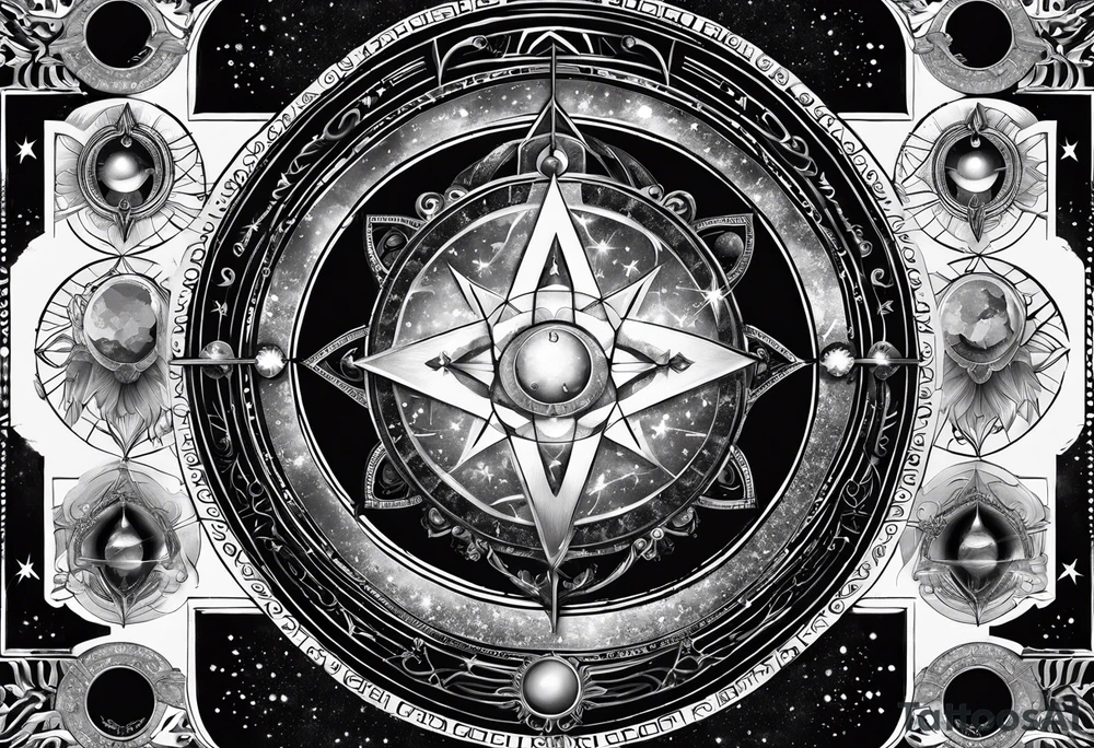 Astrology, Gemini, Natal Chart, angelic, soul mates, vision, planetary, the moon, third eye, armband tattoo idea