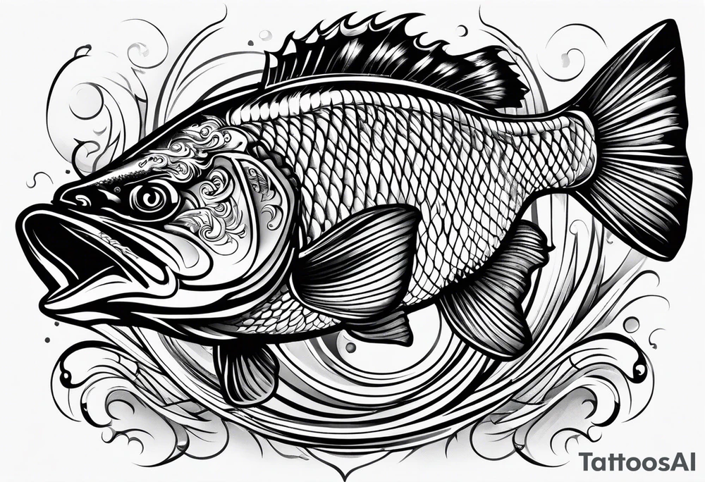 walleye tattoo idea