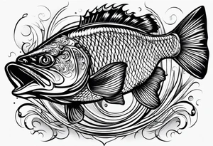 walleye tattoo idea