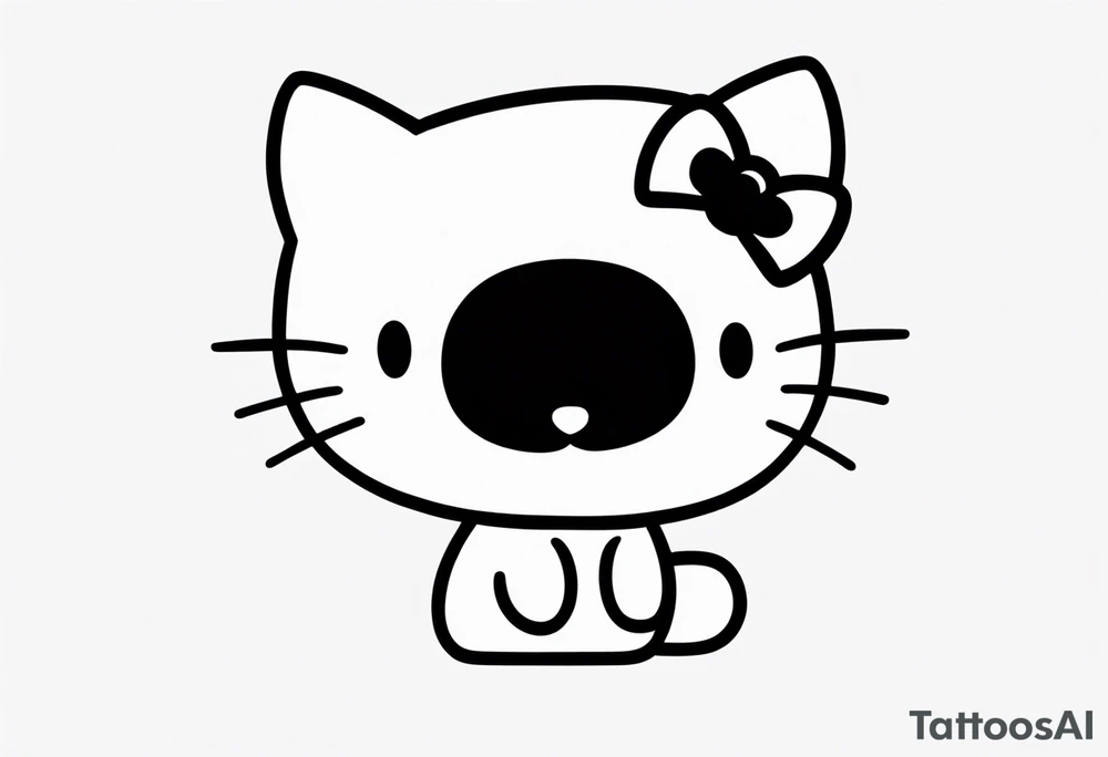 Hello kitty tattoo idea