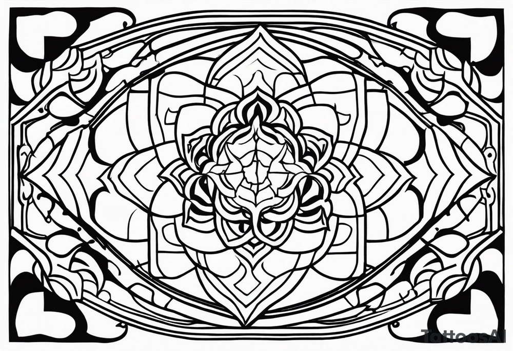 outline of a nasoni tattoo idea