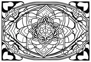 outline of a nasoni tattoo idea