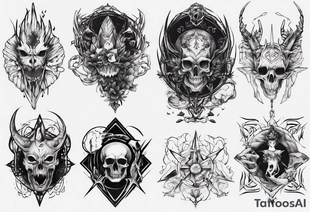Dark Fantasy tattoo idea