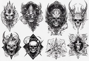 Dark Fantasy tattoo idea