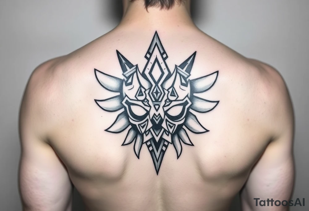 zelda ocerina of time, majoras mask, twilight princess tattoo idea