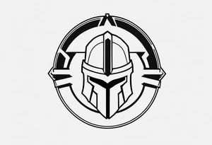 greek spartan symbol tattoo tattoo idea
