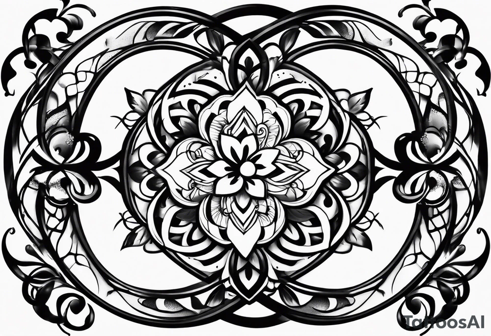 Basic infinity symbol tattoo idea
