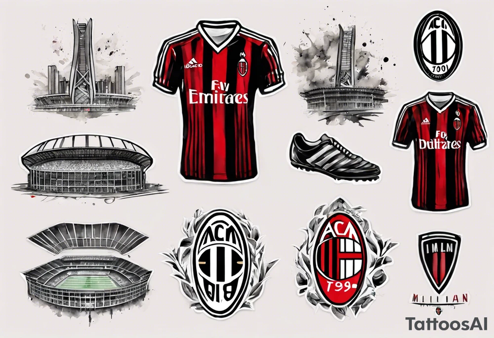 Ac milan stadium, joker tattoo idea