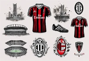 Ac milan stadium, joker tattoo idea