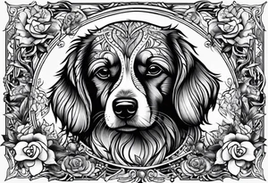 Death dog tattoo idea