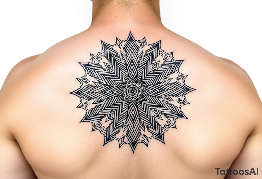 intricate mandala with sacred geometry and cosmic elements tattoo idea intricate mandala with sacred geometry and cosmic elements tattoo idea