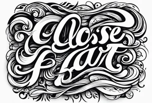 Close yet far tattoo idea