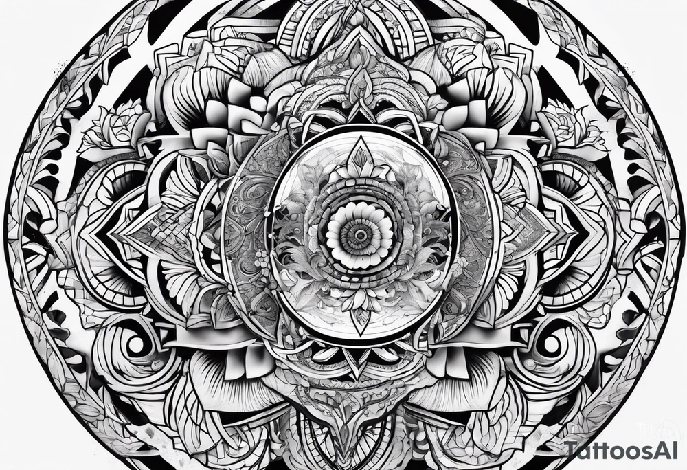 spiral tattoo idea