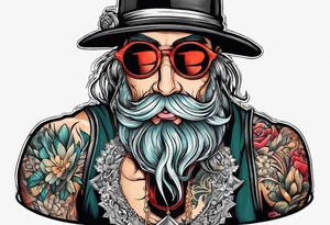 Hush Shhh finger to lips tattoo idea