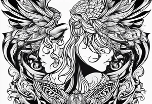 Cloak, Dagger tattoo idea