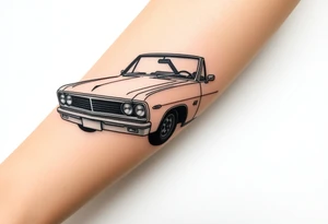 Lowered holden commodore tattoo idea