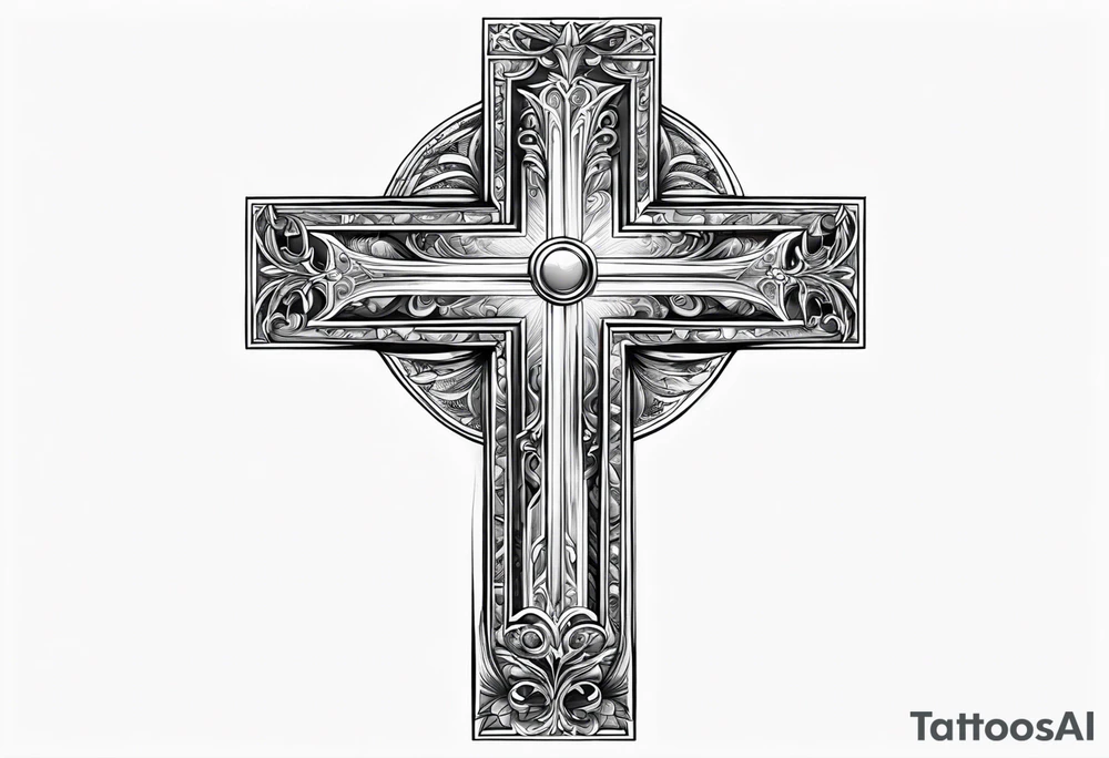 cross, , bible tattoo idea