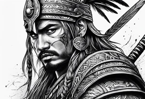 Way of the warrior tattoo idea