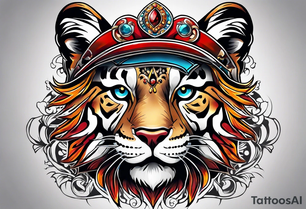 Casino animals tattoo idea