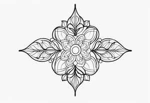 a simple design using only 4 dots tattoo idea