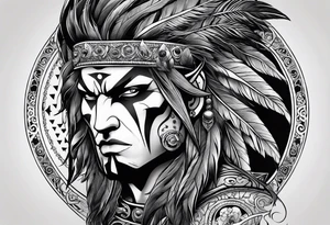 LOBO AULLANDO A LA LUNA tattoo idea