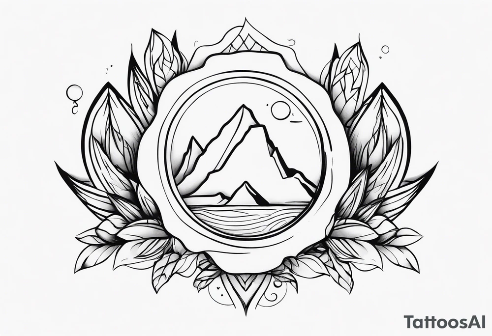coração com fogo tattoo idea