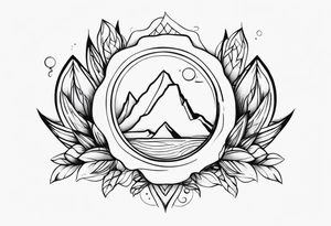 coração com fogo tattoo idea