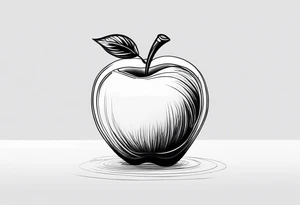 Apple, “Apple of my eye” tattoo idea