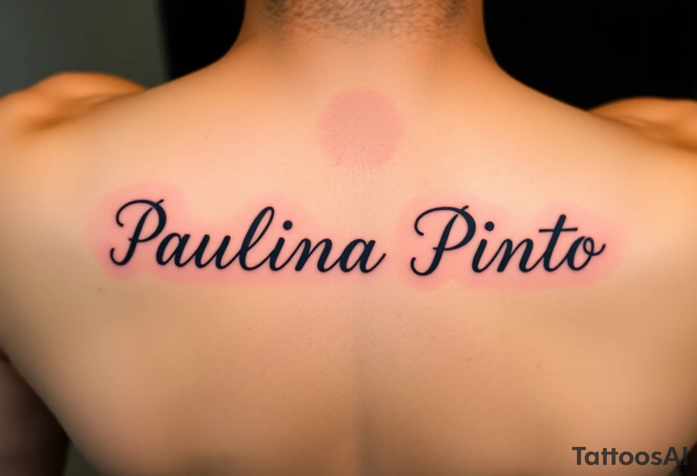 Paulina Pinto tattoo idea